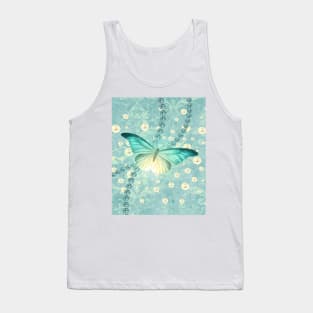 Seafoam Green Butterfly Tank Top